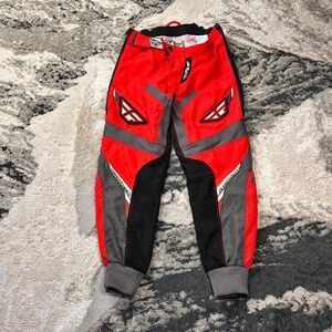 Fly F-16 Racing Pants Mens 26 Multicolor Reinforced Inner Knee Panels Mesh Lined
